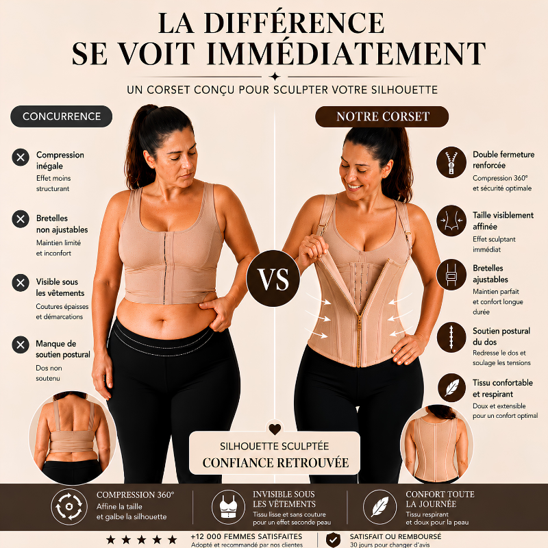 Corset gainant