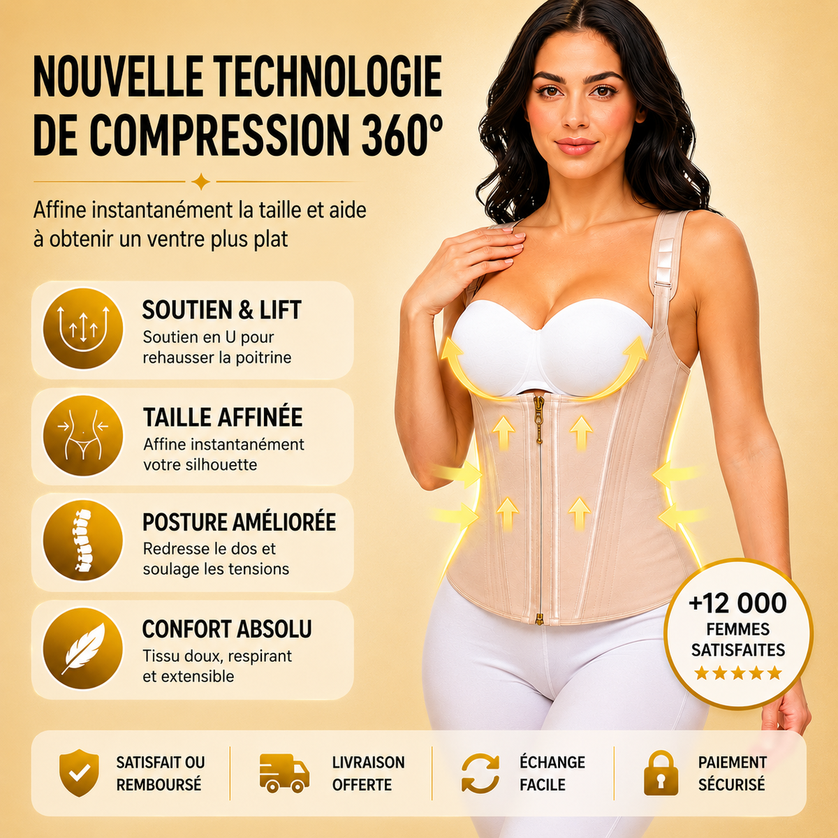 Corset gainant