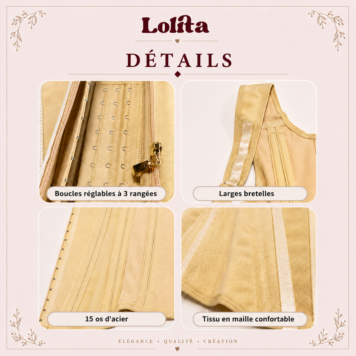 Corset gainant pour affiner votre silhouette